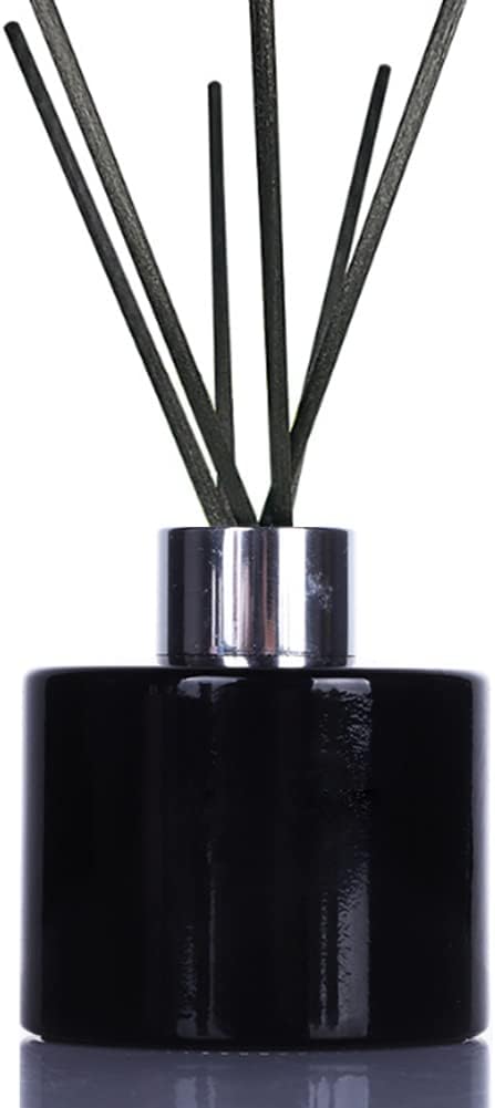 TOPWEL 120ml Glass Diffuser Jar with Silver Cap