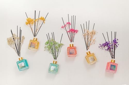 PEANAK Reed Diffuser Set Jasmine Amber Oil