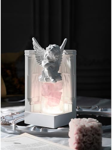 Handmade Gypsum Aroma Lamp with 3 Color Lighting