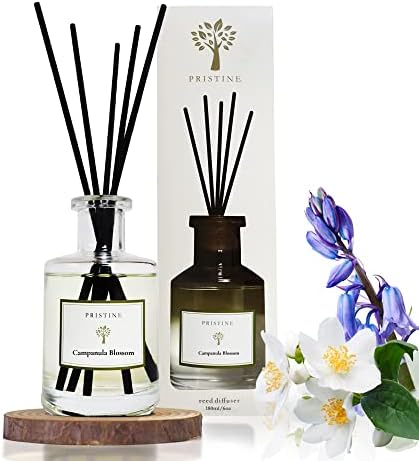 Pristine Campanula Blossom Reed Diffuser Set
