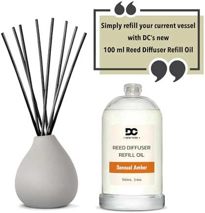 Daniellas Candles Sensual Amber Diffuser Refill Oil 34oz