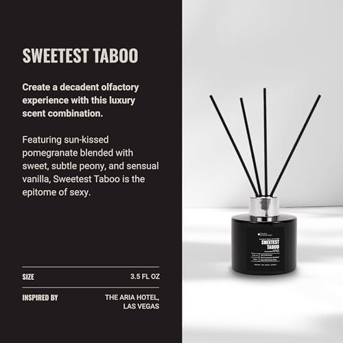 Hotel Collection Sweetest Taboo Reed Diffuser Set - Luxury Aromatherapy
