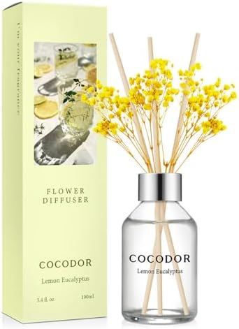 Cocodor Lemon Eucalyptus Reed Diffuser Set