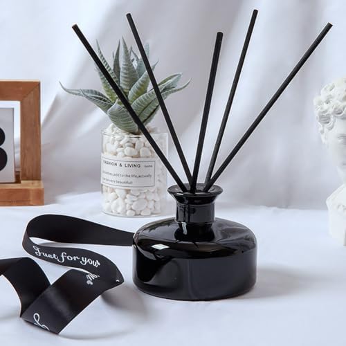 VASANA 200 ml Empty Glass Diffuser Bottle Black