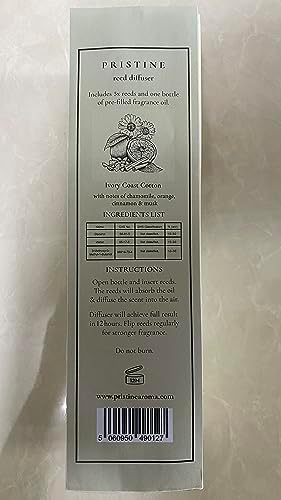 Pristine Ivory Coast Cotton Inspired by Hyatt Hotel Scent Reed Diffuser Set