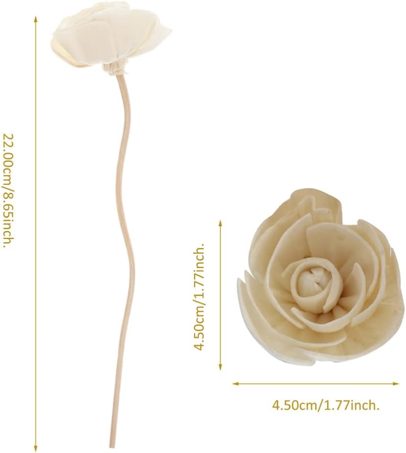 Angoily Reed Diffuser Sticks 6PCS Natural Rattan for Aroma