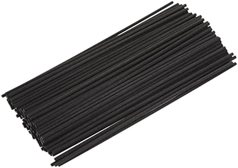 MECCANIXITY Fiber Reed Diffuser Sticks 180x3mm Black Pack of 100