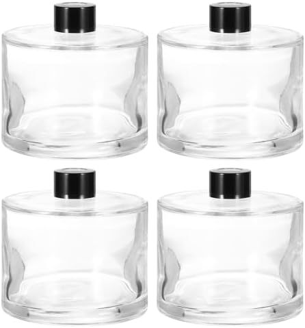 HARFINGTON 4Pcs 500Ml Empty Glass Diffuser Bottle Set