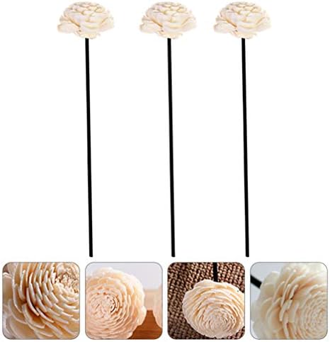PRETYZOOM 3PCS Dried Flower Diffuser Sticks for Home Fragrance