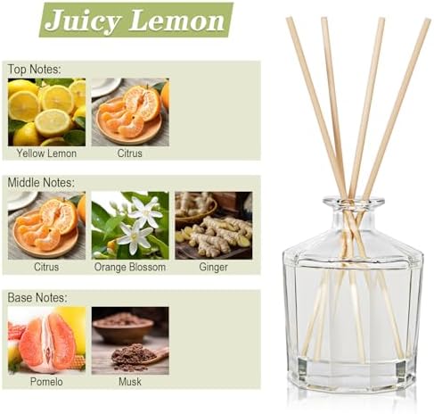 Lodeur Vill Juicy Lemon Reed Diffuser Set