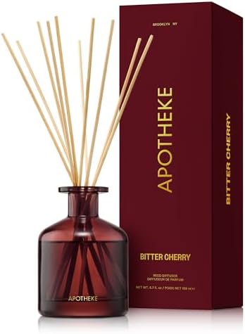 Apotheke Bitter Cherry Reed Diffuser Set