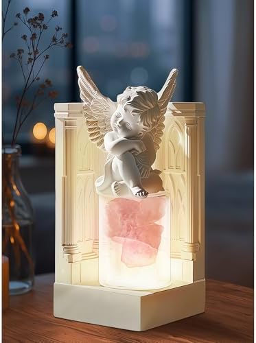 Handmade Gypsum Aroma Lamp with 3 Color Lighting