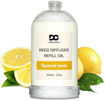 Daniellas Candles Lemon Reed Diffuser Refill Oil 34oz