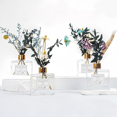 KBHOMFRA Reed Diffuser Set with Gardenia Jasmine Scent