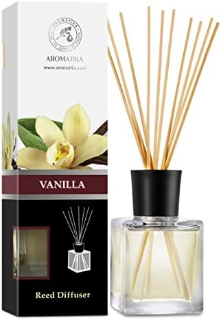 Vanilla Essential Oil Reed Diffuser Set 68 Fl Oz