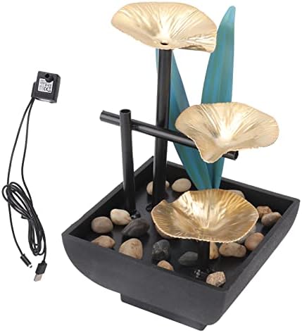 Locadence 5V Tabletop Water Fountain with Pump and Stone Accessories