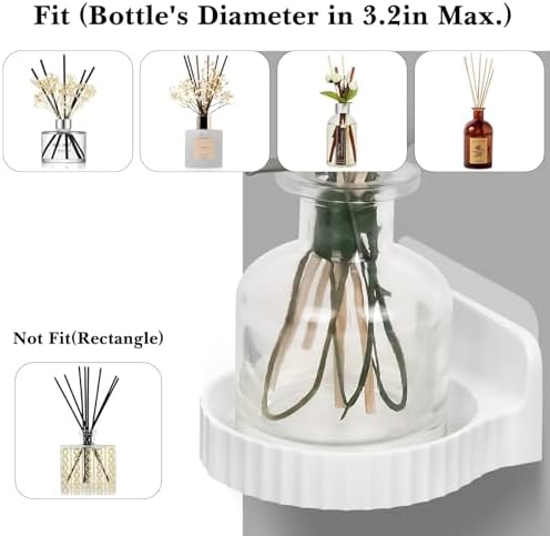 Linkidea 2 Pack Wall Mounted Reed Diffuser Holder