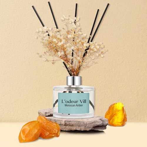 Lodeur Vill Reed Diffuser Set Moroccan Amber