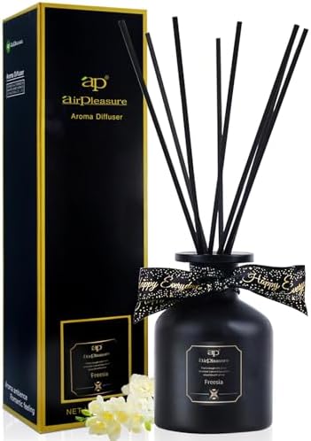 Freesia Reed Diffuser Set with 8 Scent Sticks