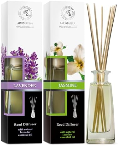 Jasmine Lavender Reed Diffuser Set 34 Fl Oz