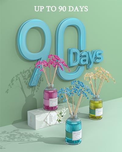 MIZZEO Reed Diffuser Set White Jasmine