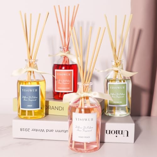 Amber Fruity Reed Diffuser Set - 250ml with 8 Sticks