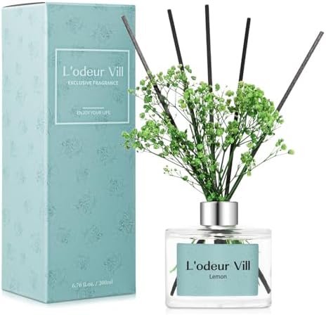 Lodeur Vill Reed Diffuser Set - Lemon Scented