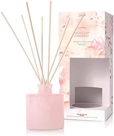 Thymes Petite Diffuser - 4 Fl Oz - Goldleaf Gardenia 1