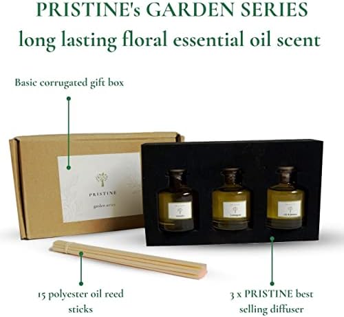 PRISTINE Garden Reed Diffuser Set 3 Pack