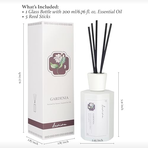 Aeviva Gardenia Reed Diffuser Set - 676 Fl Oz Luxury Aroma
