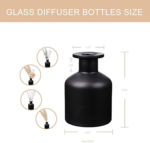 HOSSIAN Diffuser Glass Bottles Set of 3