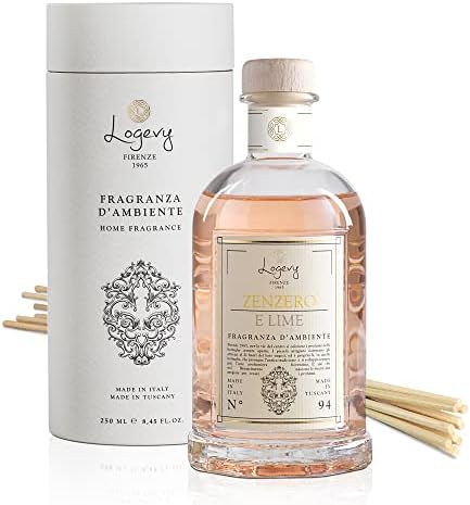 Logevy Firenze 1965 Ginger Lime Reed Diffuser Set