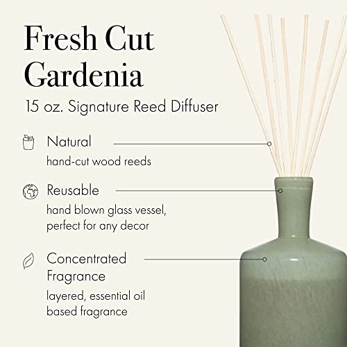 LAFCO New York Signature Reed Diffuser Fresh Cut Gardenia 15 oz