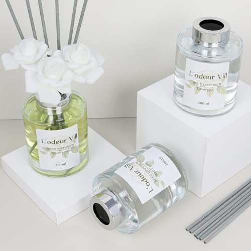 Lodeur Vill Reed Diffuser Set 67 oz Clean Linen Scent