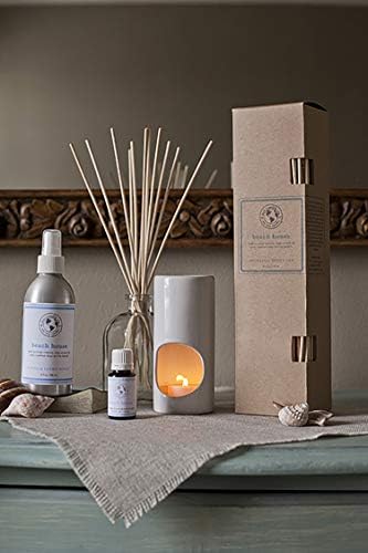 Eco Candle Co Reed Diffuser Set Vanilla Grapefruit 4 oz