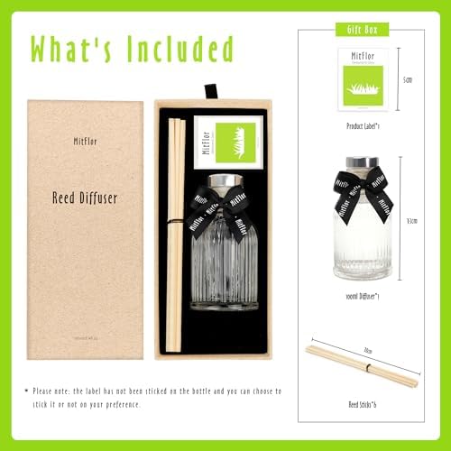 MitFlor Grassland Dew Reed Diffuser Set - 100ml