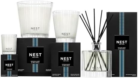 NEST New York Reed Diffuser Liquid Refill Bundle Ocean Mist Sea Salt 3-Pack