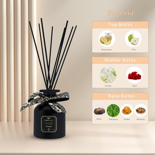 Freesia Reed Diffuser Set with 8 Scent Sticks