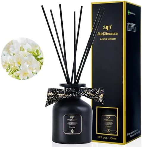Freesia Reed Diffuser Set with 8 Scent Sticks