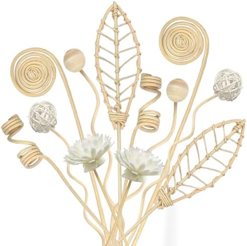 Catephe Reed Diffuser Sticks Set 12 Pcs Natural Rattan Home Decor