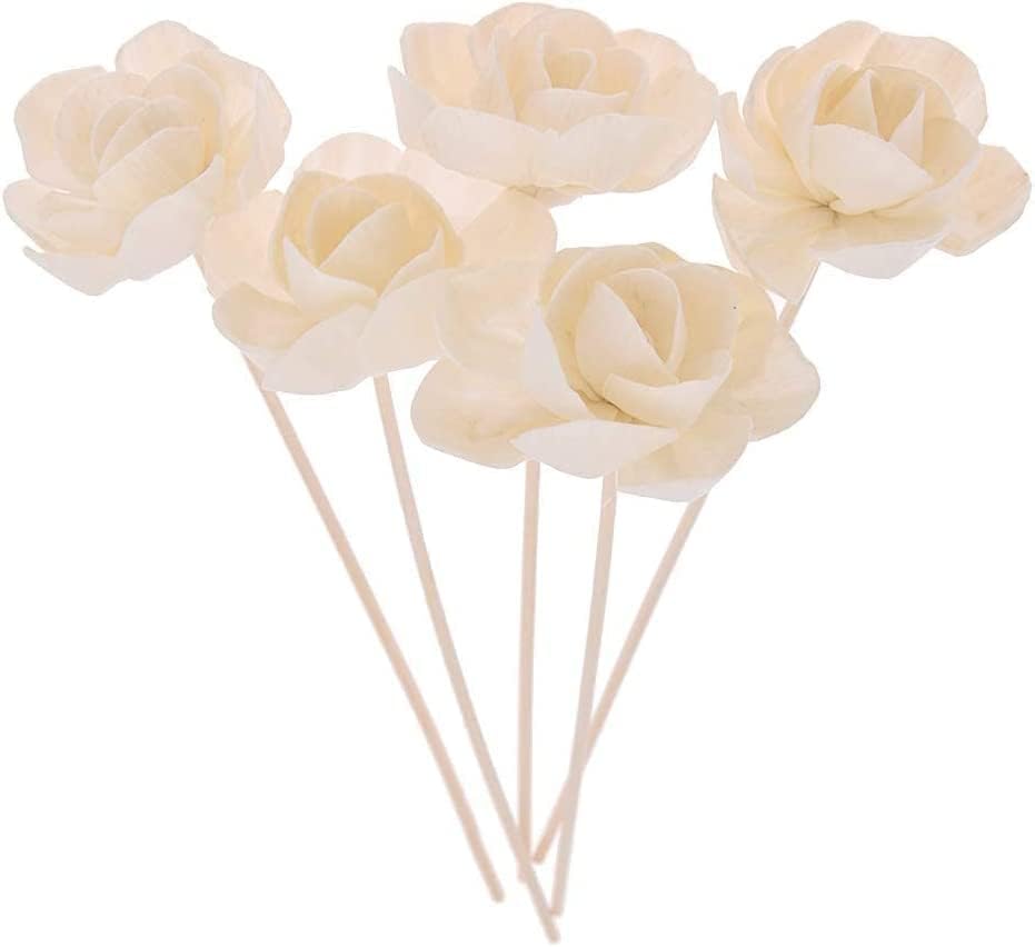 LOOGOOL 5Pcs Chinese Rose Reed Diffuser Set