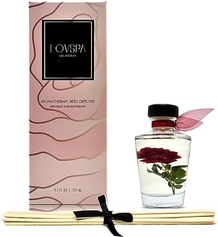 LOVSPA Purify Rosewater Reed Diffuser Set