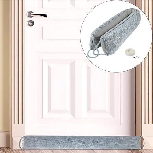 36 Inch Under Door Draft Stopper with Hanging Loops