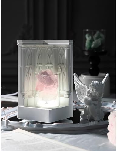 Handmade Gypsum Aroma Lamp with 3 Color Lighting