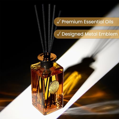 MSENSE 1014 Oz Large Reed Diffuser Set Hotel Collection Non-Toxic Essential Oil Diffuser