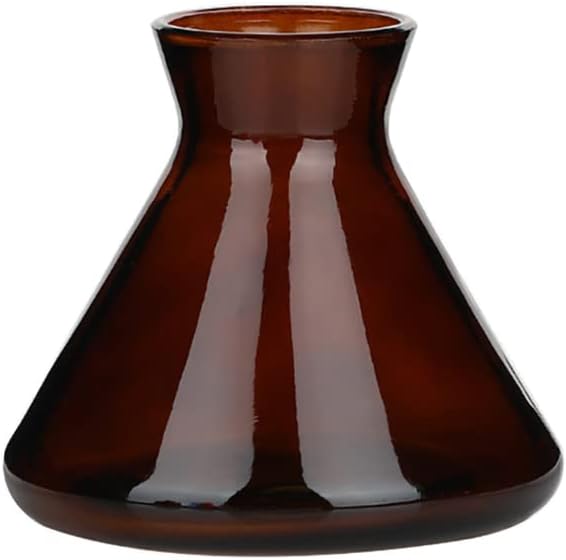WAIT FLY Glass Diffuser Bottles for Essential Oils - Brown 7 Oz