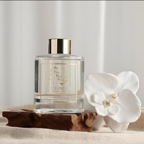 Orchid Ceramic Reed Diffuser Set 120ML White Orchid Home Decor