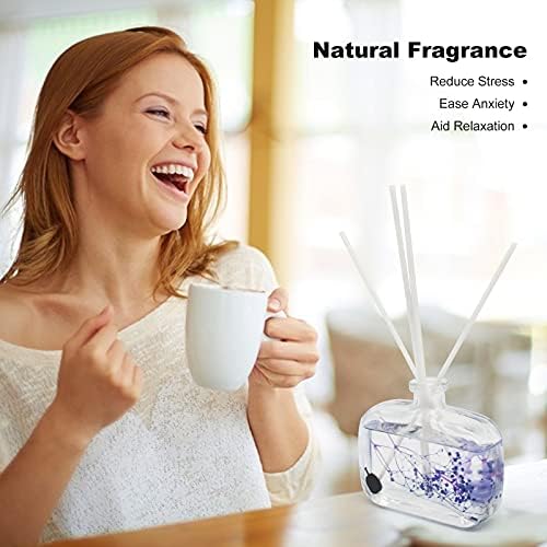 DAROMA Reed Diffuser Set with Sticks and Dried Flowers