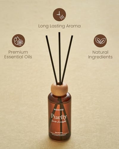 MSENSE Lavender Eucalyptus Reed Diffuser Set 63 Fl Oz