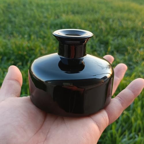 200ml Black Round Glass Diffuser Bottle